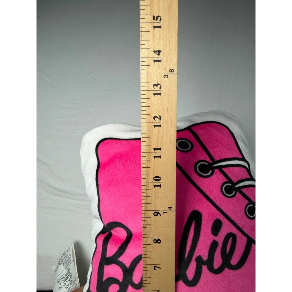 Barbie Roller Skate Plush Pillow Kids OS Pink Excellent Graphic Print